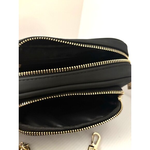 Versace Pouch Crossbody Bag Designer Purse Handbag Gold Medusa Logo Chain Strap - Picture 5 of 12